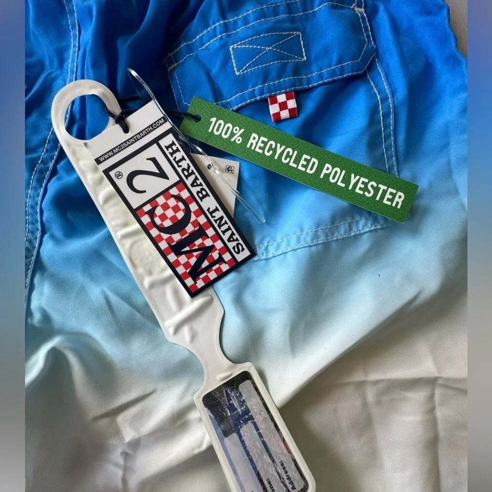 Saint Barth Man classic swim shorts color shades Size L - Picture 3 of 3